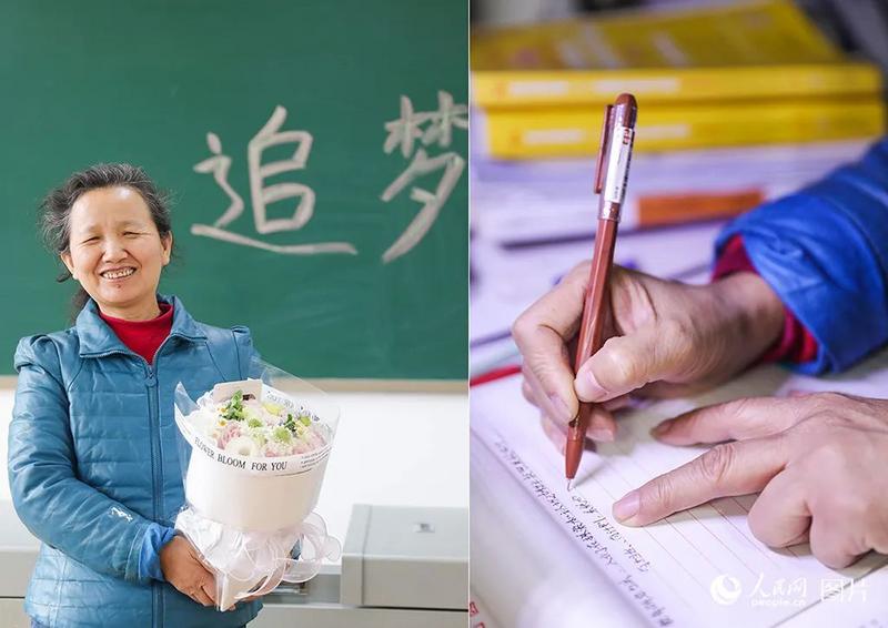 “70”后大学生张计玲正在备战研究生考试复试。人民网记者 王帆摄